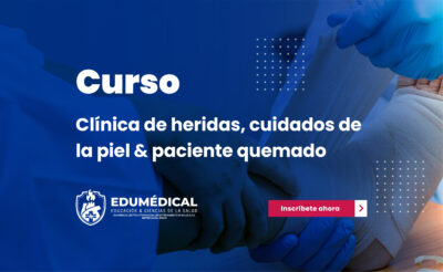 clinica de heridas y paciente quemado
